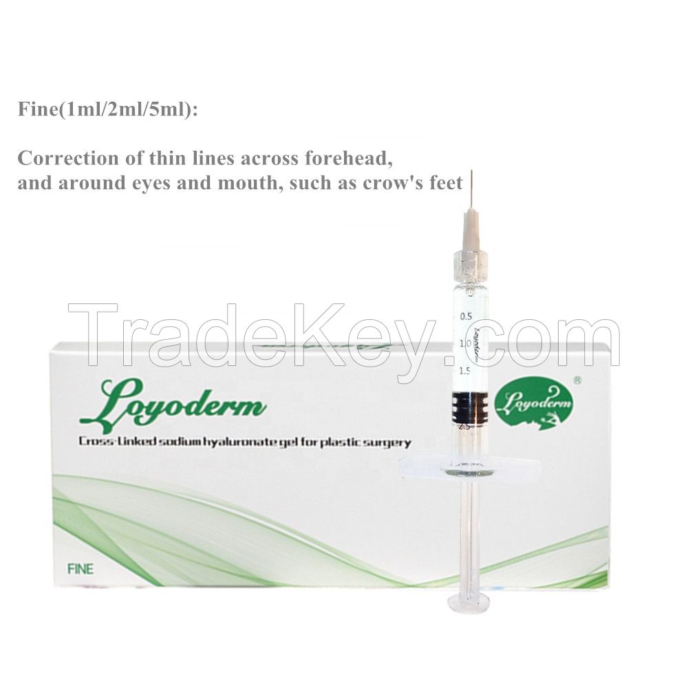 buy cross-linked 2ml deep line injectable dermal fillers for plastic surgery