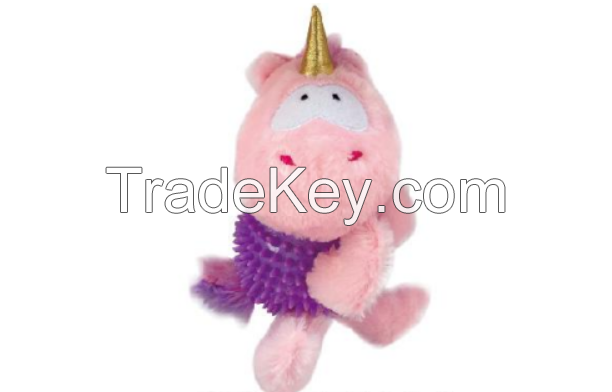 Stuffed Plush Dog Toy Pet Toy - Unicorn