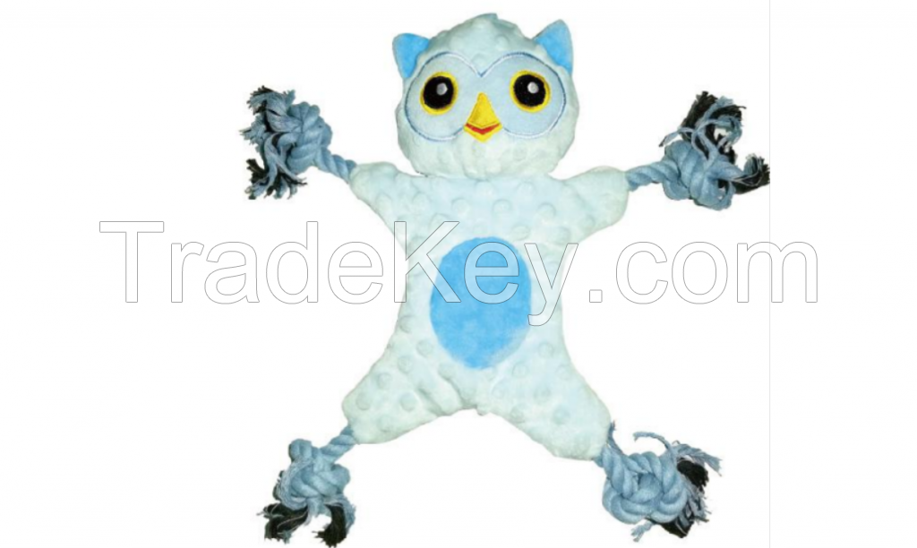 Stuffed Plush Dog Toy Pet Toy - Owl