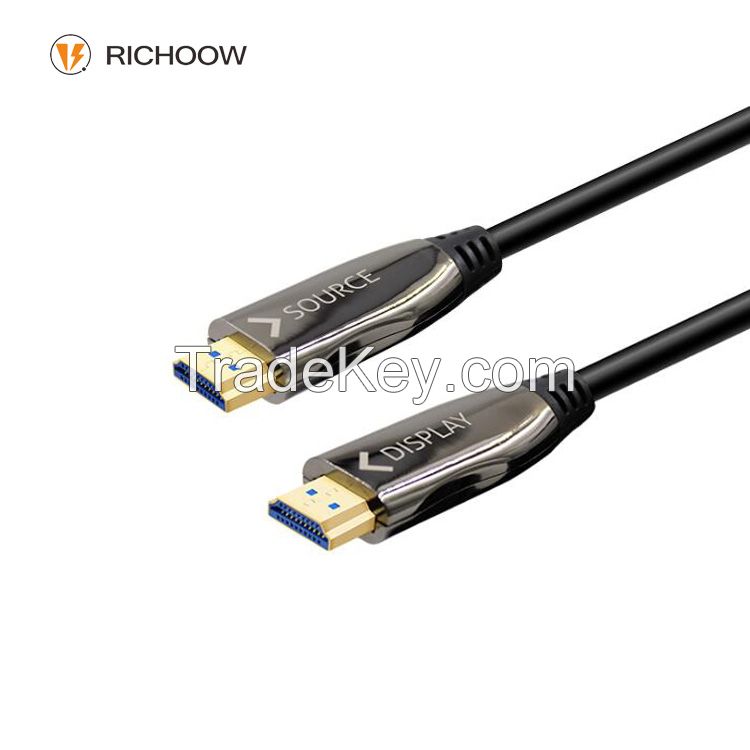 Premium High Speed Cable for HDMI 2.0 Devices - 4K@60Hz, HDR, 18Gbps, Fiber Optic, AOC