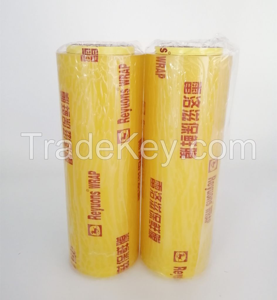 high quality of Pvc grade food cling film from China factory