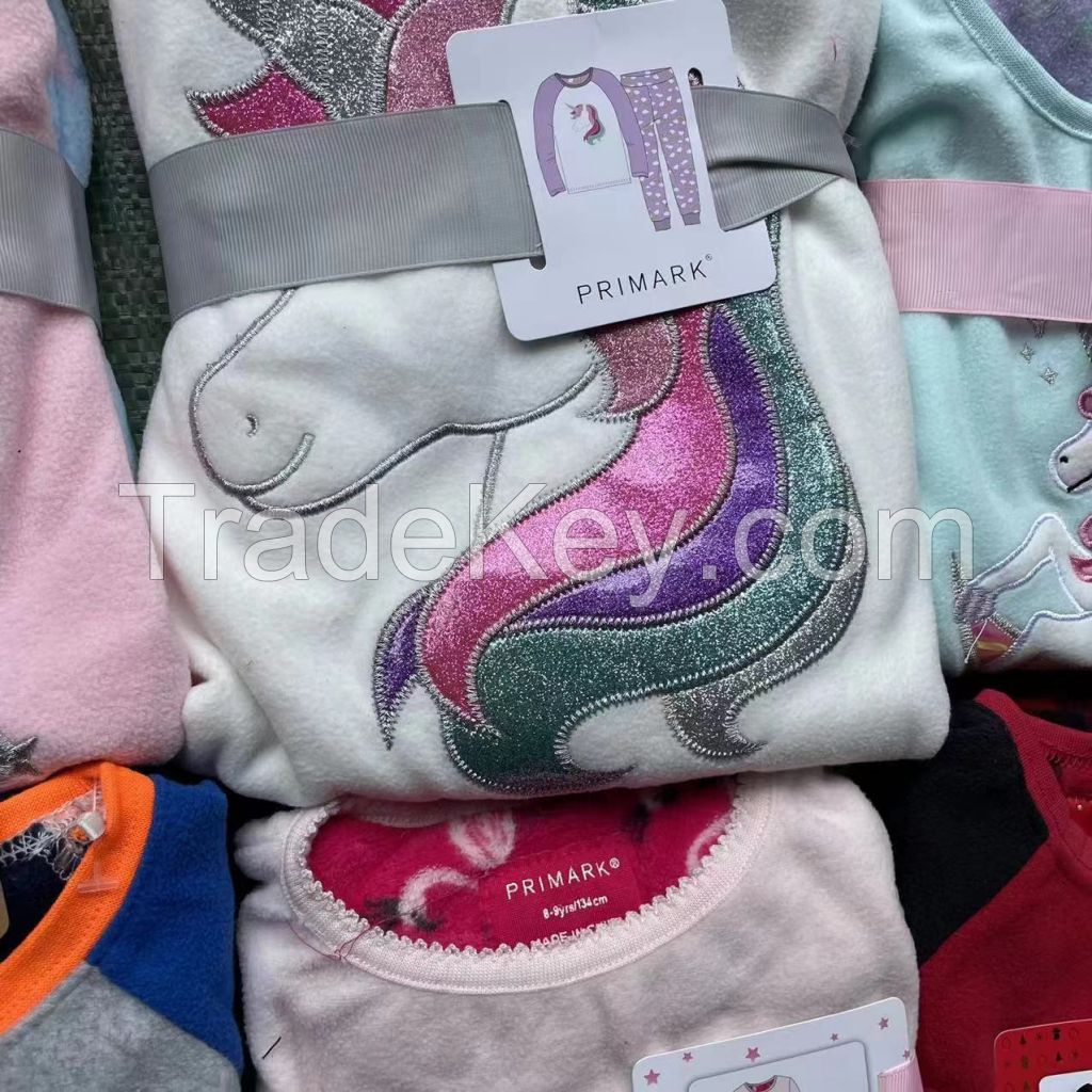 Brand childrens clothing sets toddler pajamas set baby sleepwear