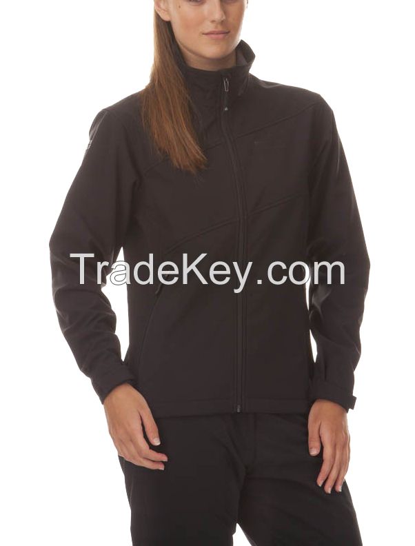 Custom Waterproof Lady Jacket With Zipper Pocket