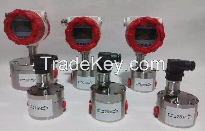Digital gear flow meter for high viscosity liquid 