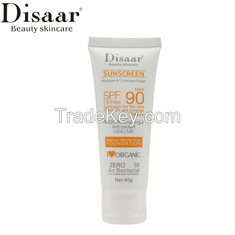 Facial Body Sunscreen Whitening Sun Cream Sunblock Skin Protective Cream Anti-Aging Oil-control Moisturizing SPF 90 Face