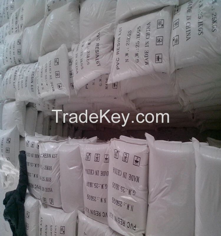 Prime grade White powder PVC Resin K65 K67 K58 K70