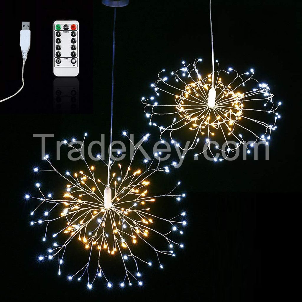 Christmas led fireworks decorative light decoration lights for garden outdoor