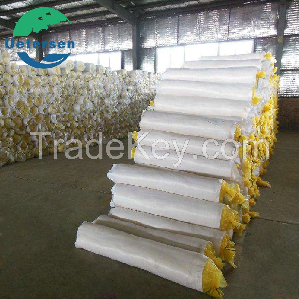 Glass wool / fiberglass pipe insulation with aluminum foil for sale