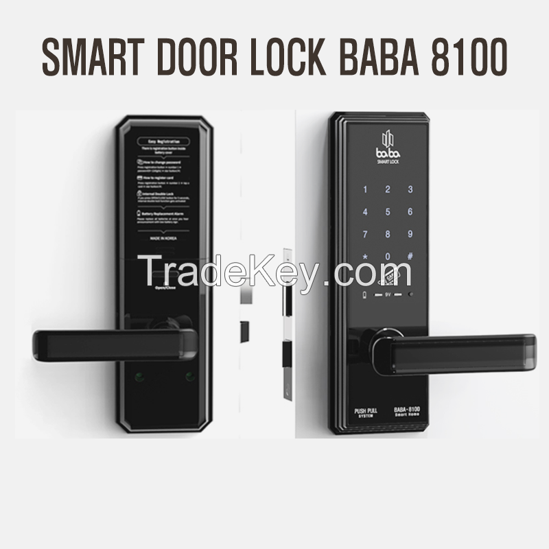Smart electronic rfid card door lock BABA-8100