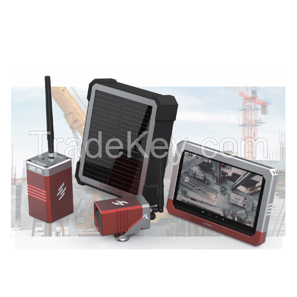 Tower Crane Monitoring System With Hook Camera/Zoom Camera/ Fixed Focus Camera