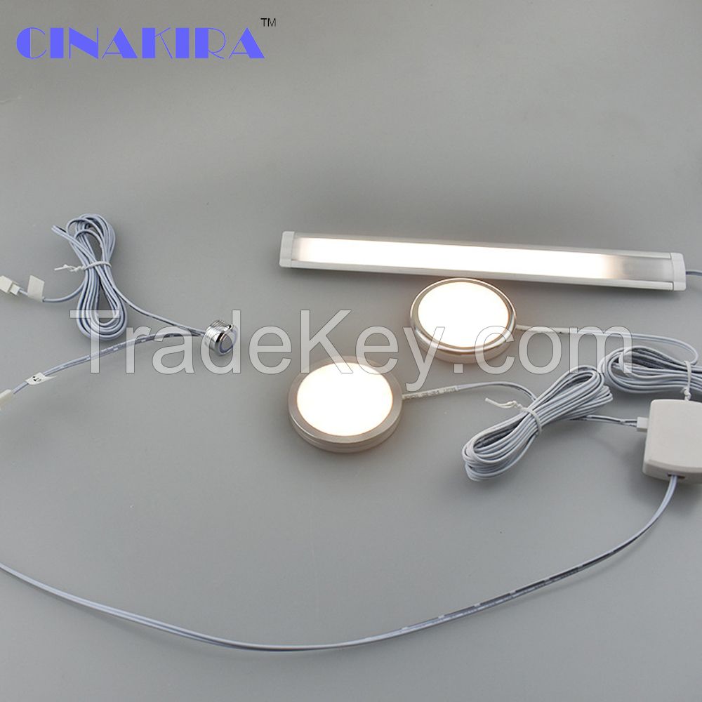 Small Recessed Dc12v 60w Mini Touch Dimmer Switch With Blue Indicate Led For Dc12v Led Cabinet Lights And Led Strips
