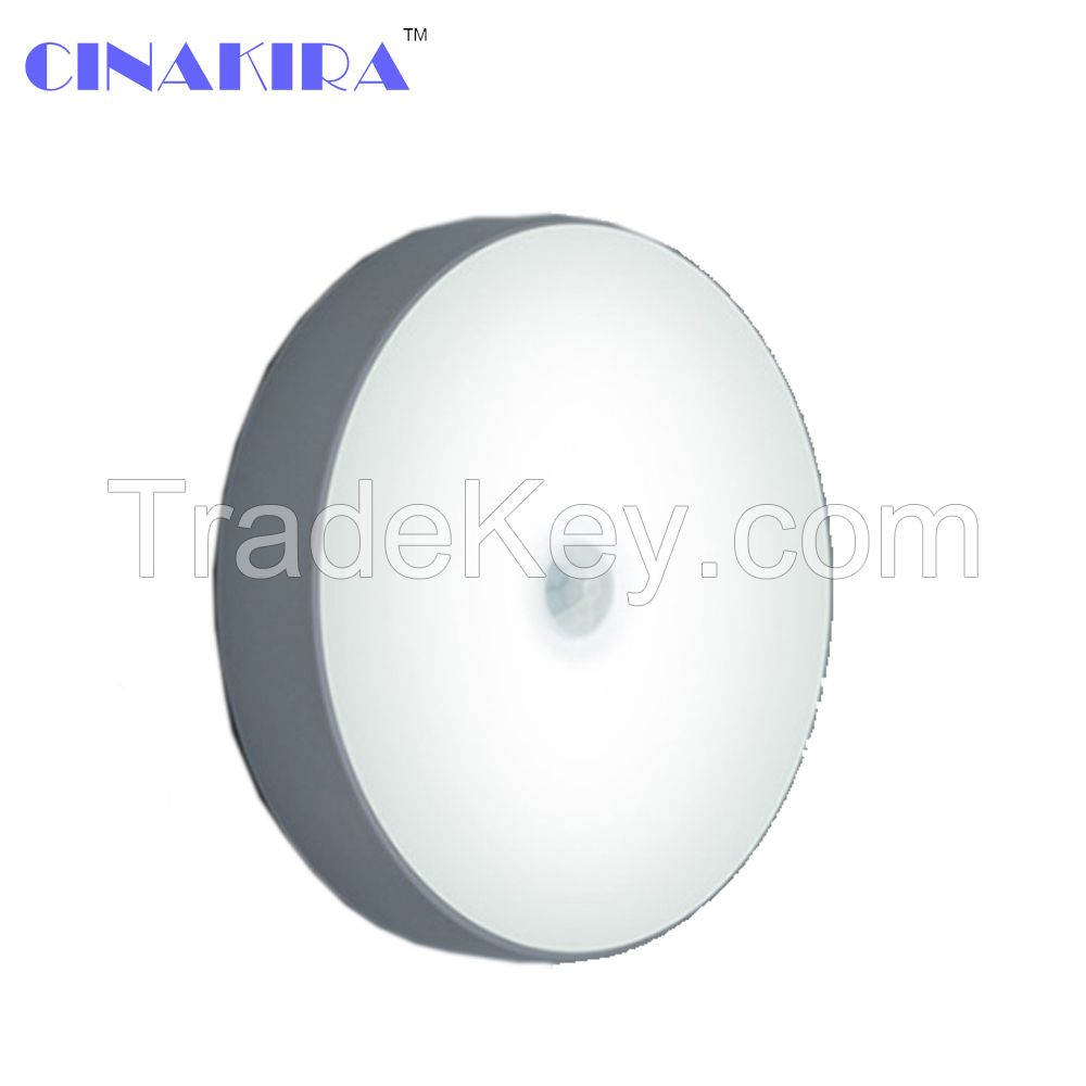 LED Closet Light, 6-LED Newest Version Rechargeable Motion Sensor Closet Light Under Cabinet Wireless Stick-Anywhere Night Light