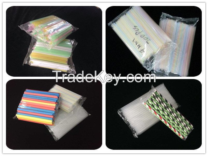 Multiple Disposable Paper Group Drinking Straw Packing Machine