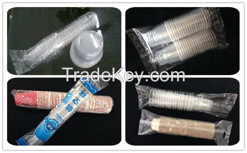 Single Line Paper Cups Automatic Counting Packing Machine