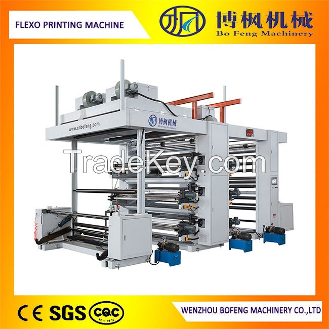 Hot Sale 6 Color Paper Flexographic/Flexo Printing Machine Bofeng Bran