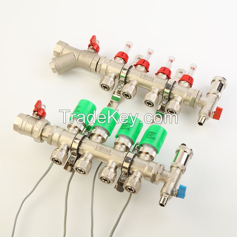 Brass/Stainless Steel Manifold with Flow Meters
