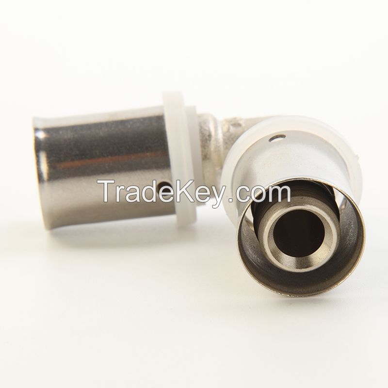Press Fitting - Brass Fitting - Plumbing Fitting for Pex Pipe (elbow)