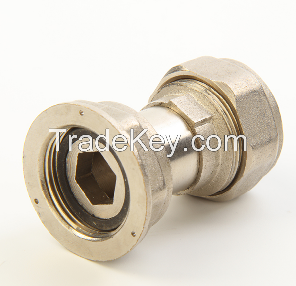 Compression Fittings /Brass fitting for Multilayer Pipes plumbing fitting- Union straight