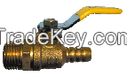 Male-Female Brass Gas Ball Valve for Gas Pipeline