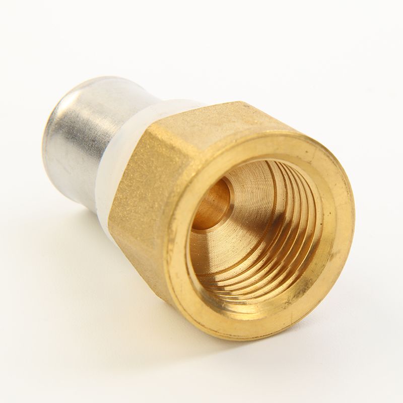 Compression fittings with wallplate Elbow