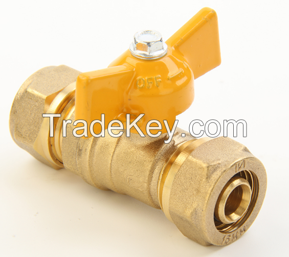 Compression Fittings /Brass fitting for Multilayer Pipes plumbing fitting- valve