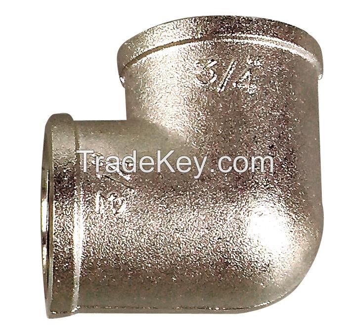 Brass Thread Fittings for Pex-Al-Pex Pipe -Double Female Elbow