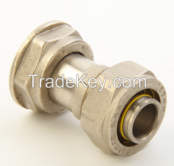 Compression Fittings /Brass fitting for Multilayer Pipes plumbing fitting- Union straight
