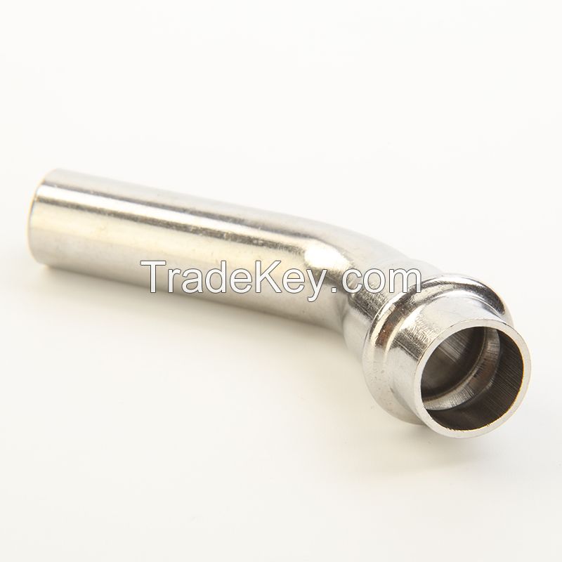 Stainless Steel Hose Fitting Connector Adapter Elbow with Plain End (Style:CB10-21)