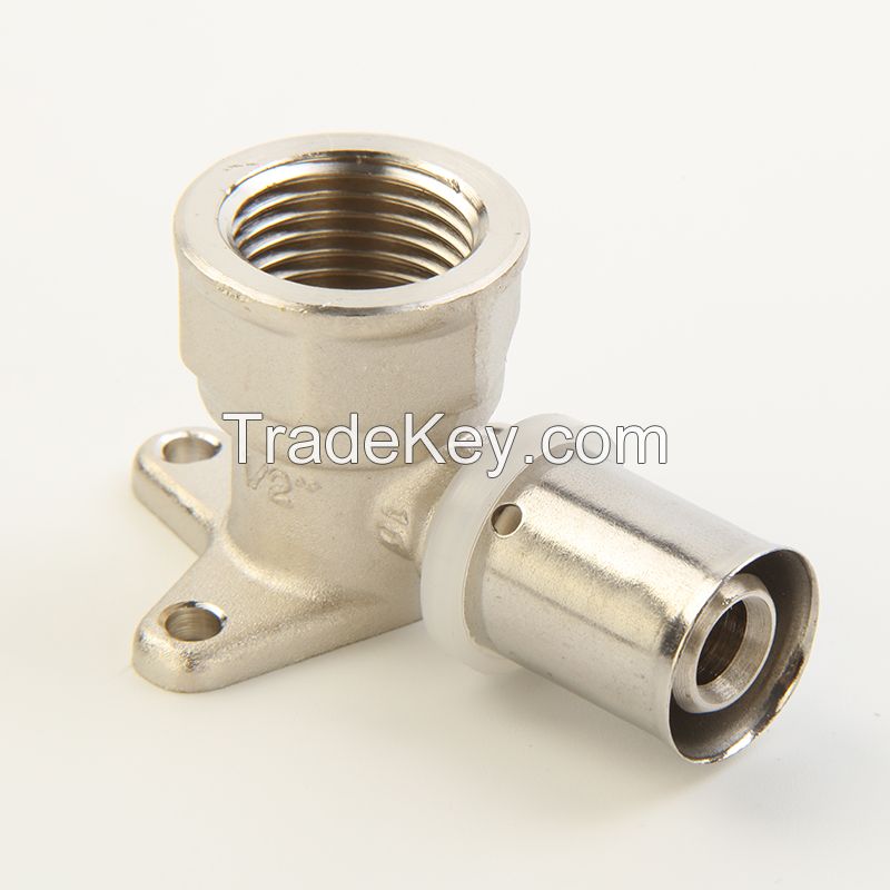 TH type brass press fitting for pex tube with watermark/wras/AENOR/ACS certificate