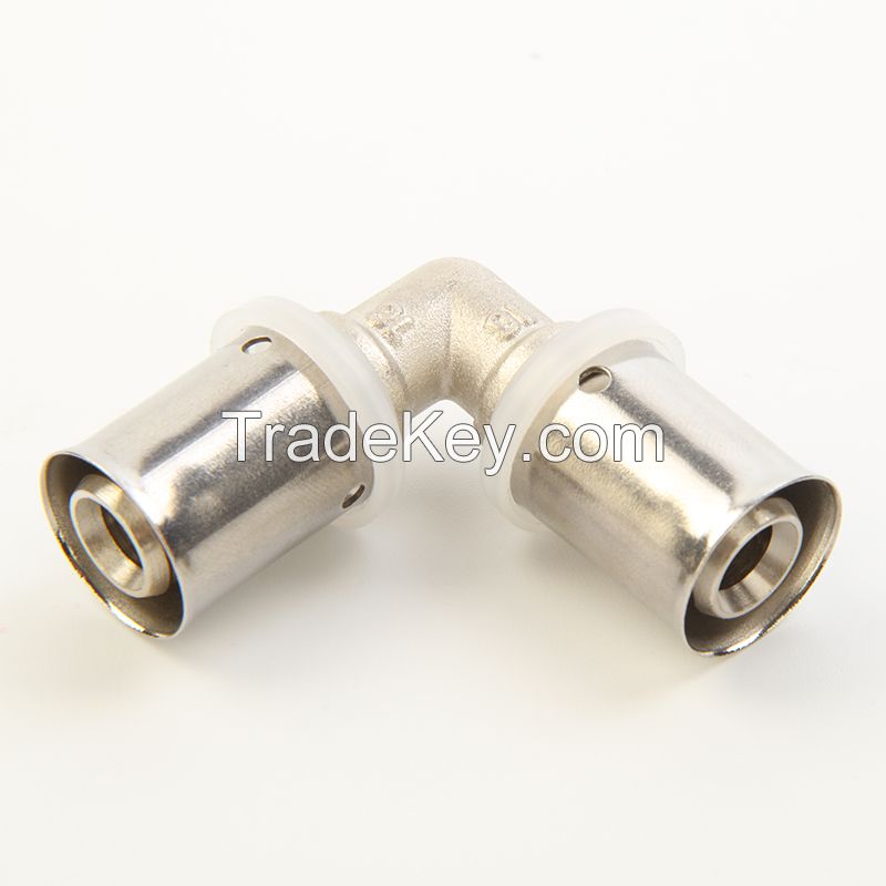 Press Fitting - Brass Fitting - Plumbing Fitting for Pex Pipe (elbow)