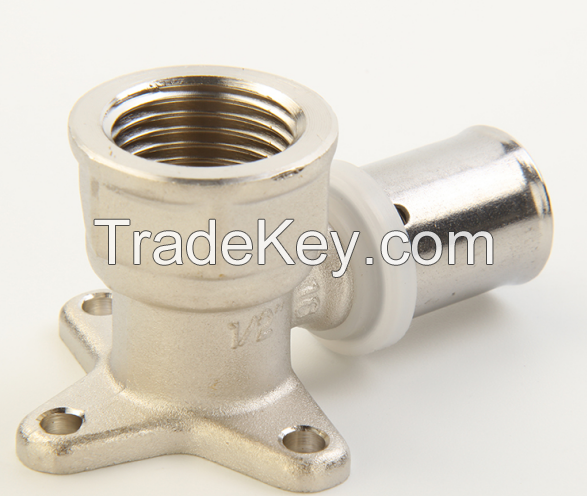 Press Fitting / Brass Fitting plumbing system with Certificate -U /Th /M Type  Female wallpalet elbow