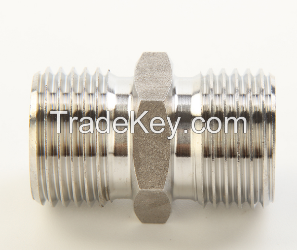 Press/Ring Press Stainless Steel fitting  SS304 /SS316 Type double male straight