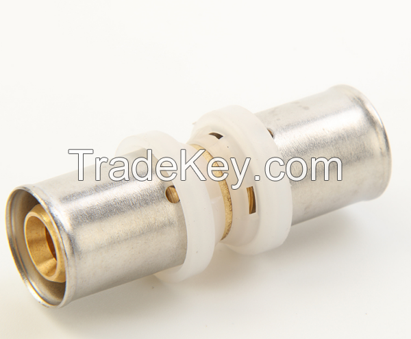 Press Fitting / Brass Fitting plumbing system with Certificate -U /Th /M Type   Unequal Straight