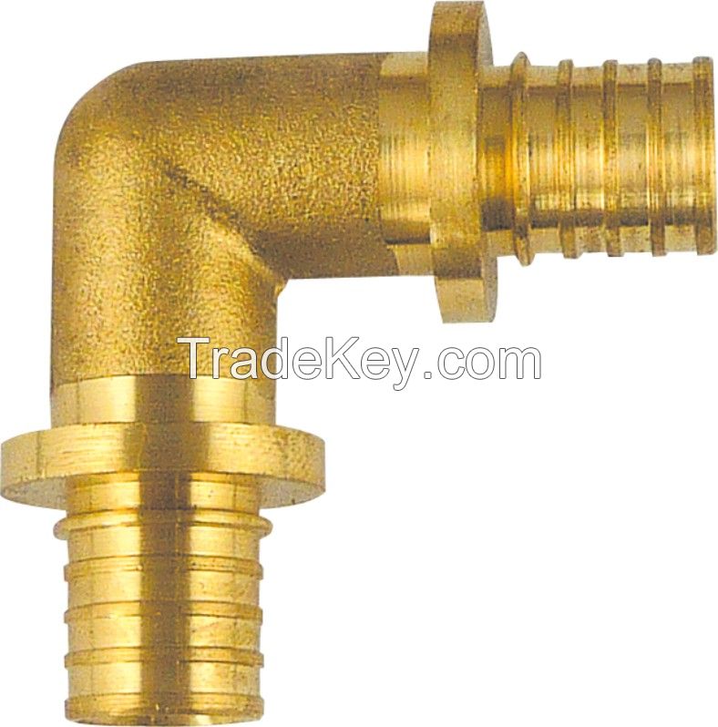 Pex Pipe Fittings with Certificate /floor heating system/ pexb/pexa system /brass fitting  equal elbow 