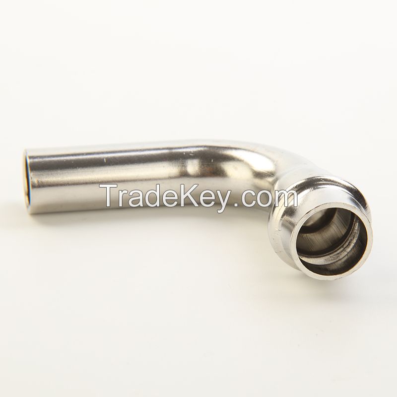 Stainless Steel Hose Fitting Connector Adapter Elbow with Plain End (Style:CB10-21)