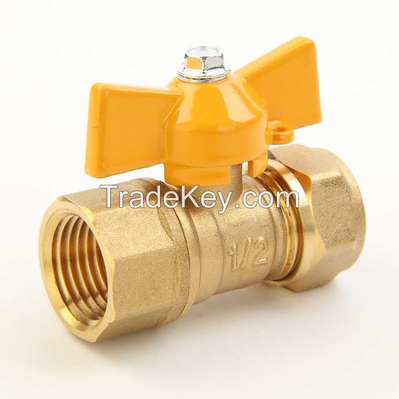 Butterfly handle gas Ball Valve with Watermark Certificate 