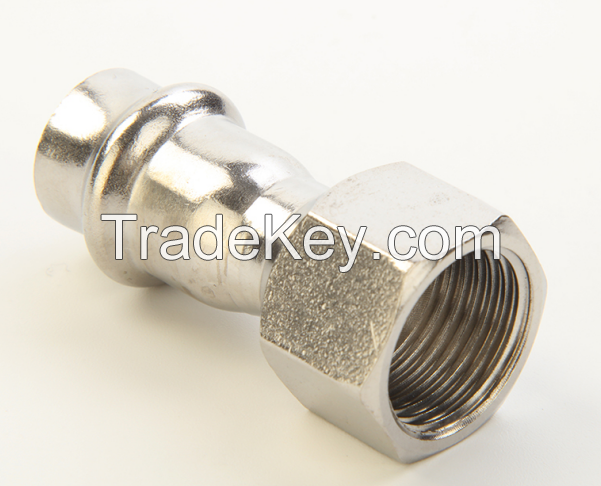 V Type Stainless Steel Fittings- Female Straight at Good Price