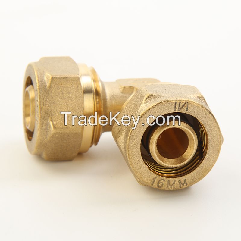 Compression Fitting - Brass Fitting - Plumbing Fitting (Elbow)