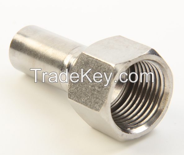 V Type Press SUS304/SUS316 Stainless Steel Fitting-Female Straight