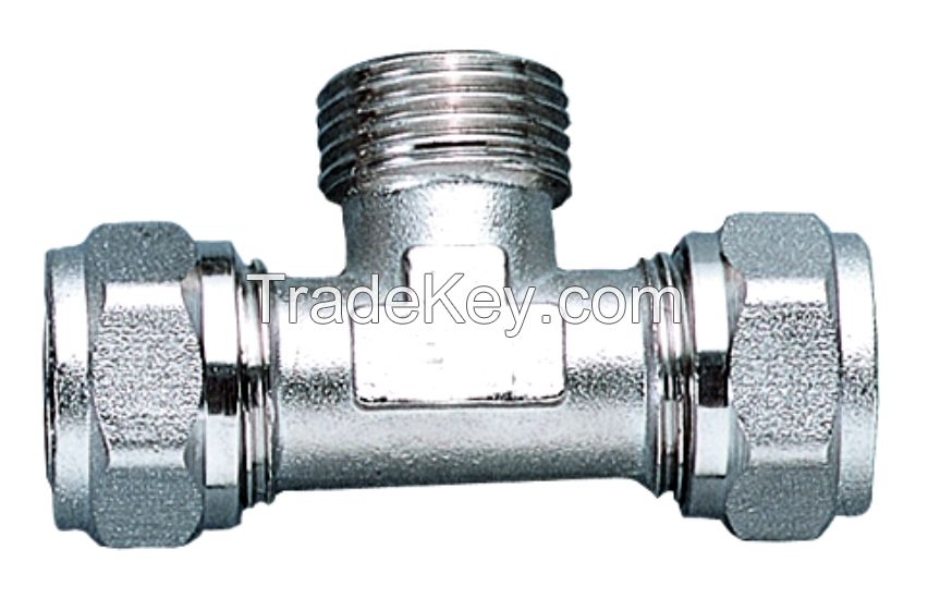 compression/screw/thread fittings,Male tee/ union/ connector