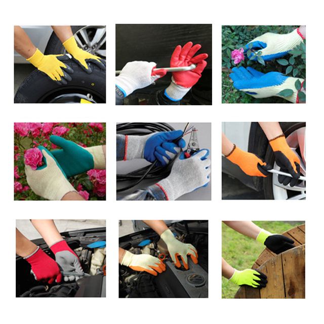 DDSAFETY Wholesale In China black for shell,black for coating safety gloves