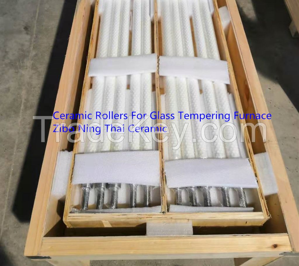Fused Silica Ceramic Rollers Used In Tempered Glass Machine