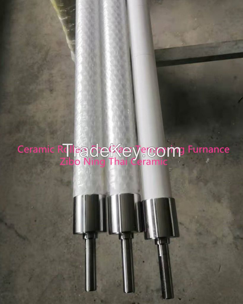 Fused Silica Ceramic Rollers Used In Toughened Glass Furnace