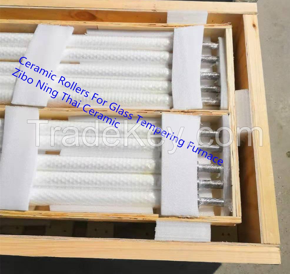 Fused Silica Ceramic Rollers Used In Toughened Glass Furnace