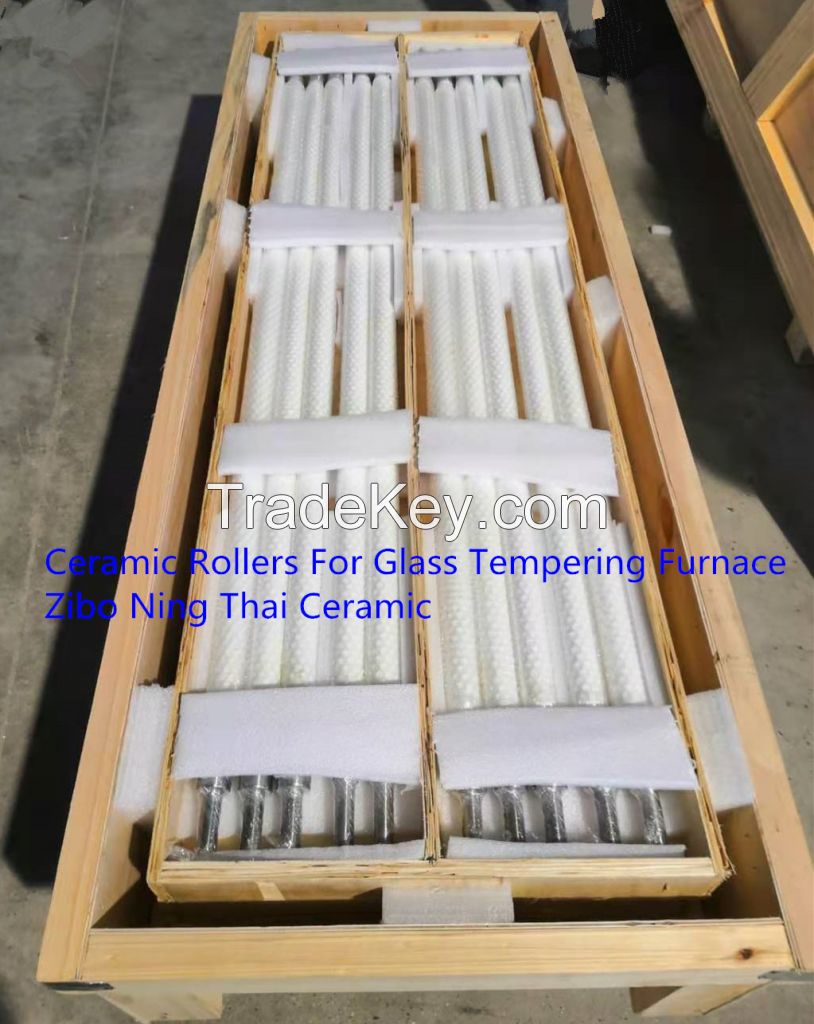 Fused Silica Ceramic Rollers Used In Glass Tempering Furnace