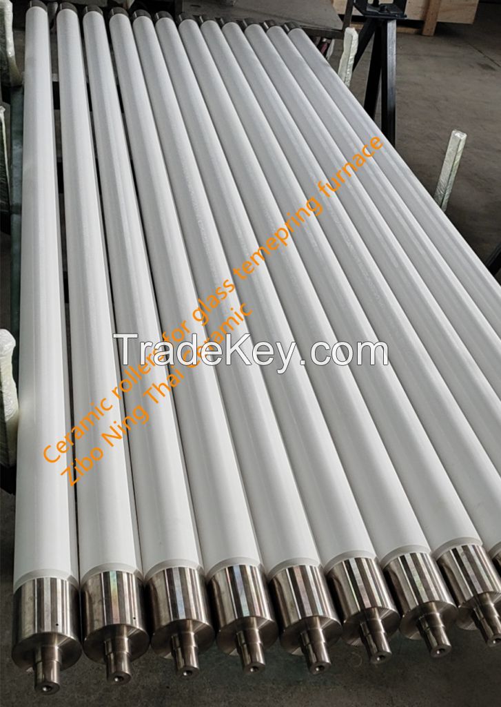 Fused Silica Ceramic Roller Used In Glass Tempering Furnace