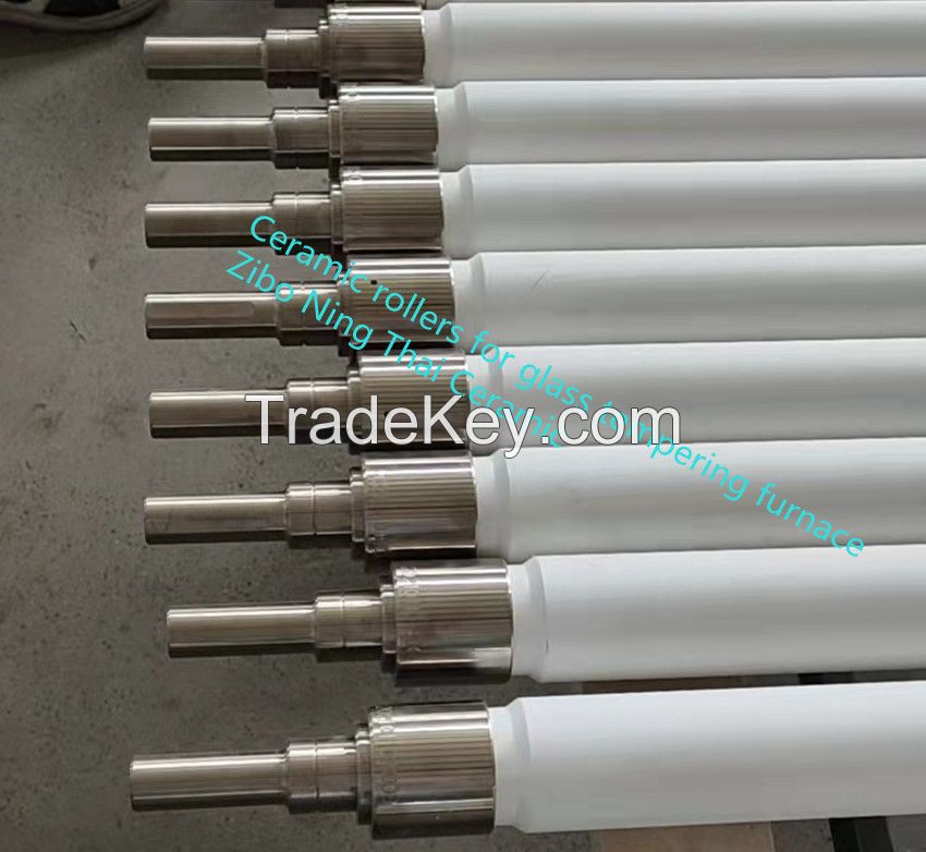 Fused Silica Ceramic Roller Used In Glass Tempering Furnace