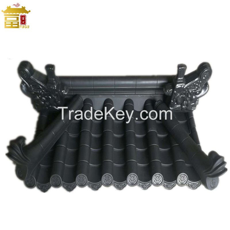 Chinese Traditional Building Materials Antique Roof Tile Plastic Roof Tile