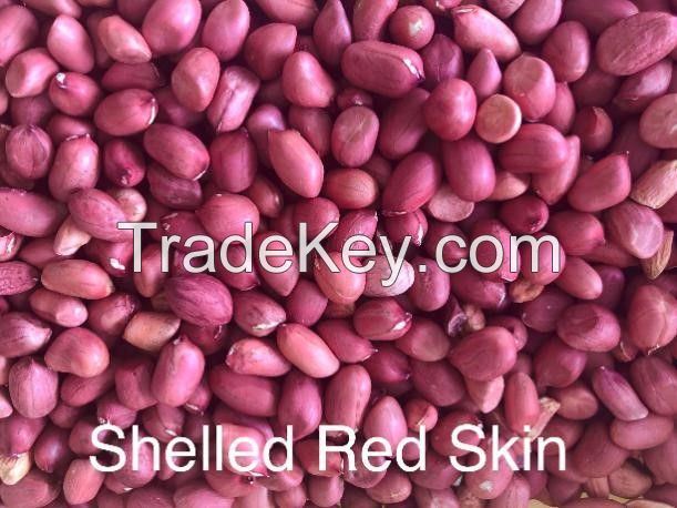 Peanut kernel red skin