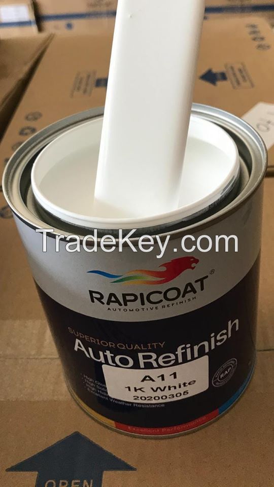  against enables efficient rapid repairs 1k white paint